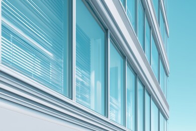 现代风格建筑外观局部