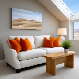 舒适现代风格客厅一角