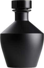 现代哑光黑酒瓶