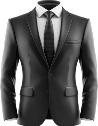 黑色正装西装图