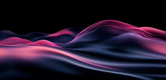 黑底粉紫渐变流体抽象艺术背景素材