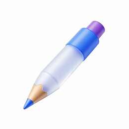 卡通签字笔素材