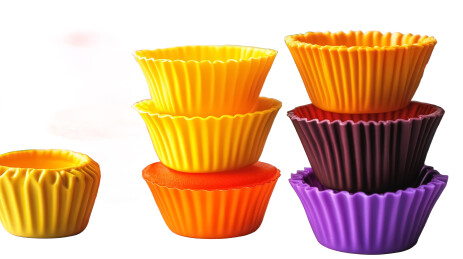 彩色硅胶纸杯蛋糕模具