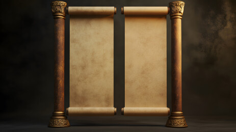 卷轴模板背景图