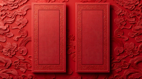 卷轴模板背景图