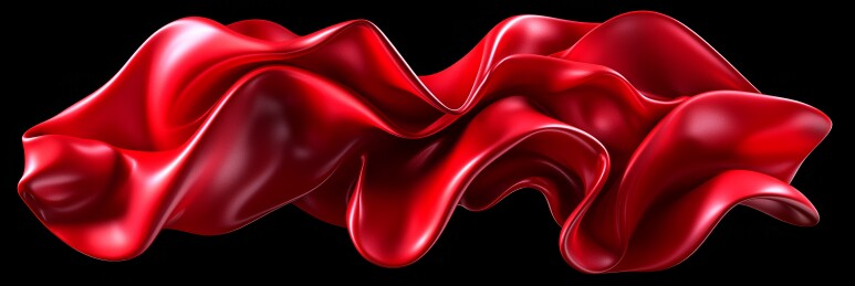 红绸动感装饰场景