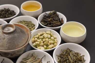 不同种类的茶
