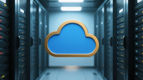 网络数据库云盘图标