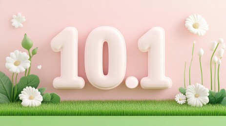 粉色10.1花卉庆祝