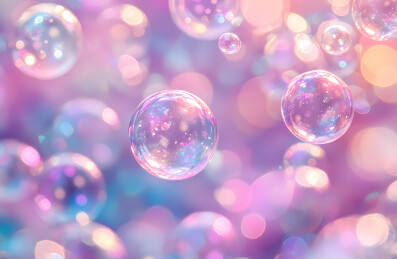 梦幻泡泡背景