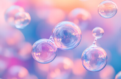 梦幻泡泡背景