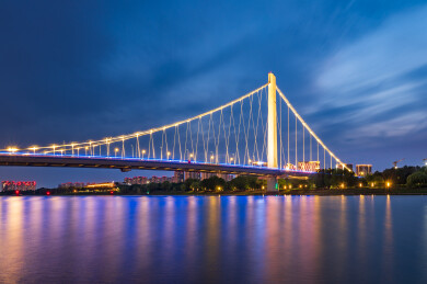 夹江大桥夜景