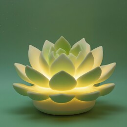 超级好看的手工硅胶灯