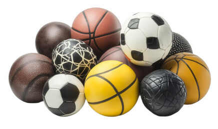 各种运动球的集合