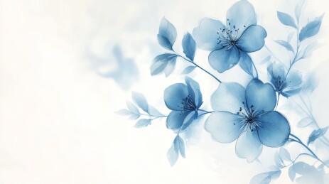 青花雅致感装饰场景