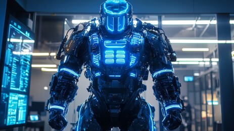 高科技军事外骨骼