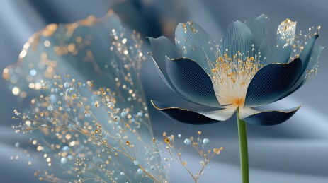 神秘蓝莲花的梦幻之美