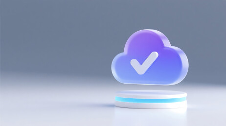 3D云盘科技图标