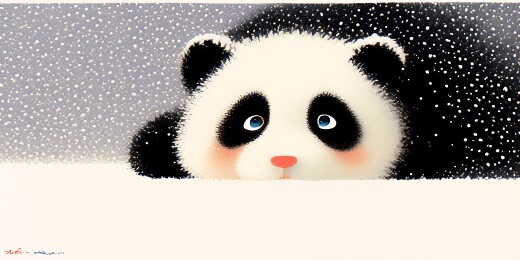 熊猫躲猫猫卖萌