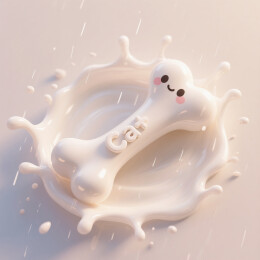 牛奶补钙主题概念插图