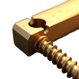 金色螺纹的精密之美