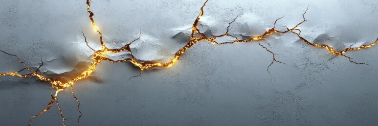 裂痕光效艺术场景