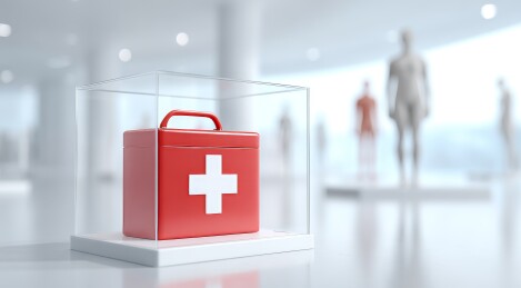 医疗急救箱陈列展示