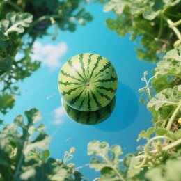 西瓜的独特视角精美的作品