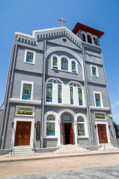 北京珠市口教堂建筑风光