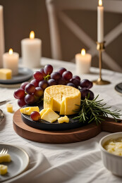 西式晚宴温馨氛围图