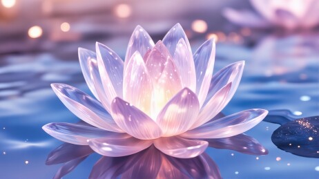 梦幻莲花绽放