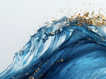 水浪艺术风流体场景