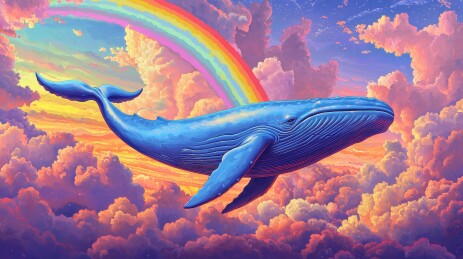 鲸云梦幻风场景