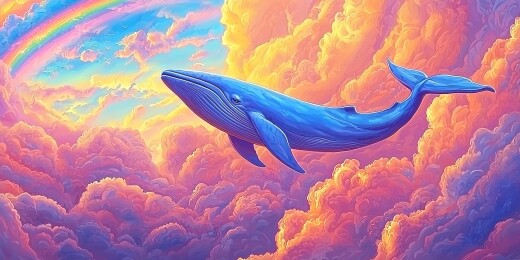 鲸云梦幻风场景