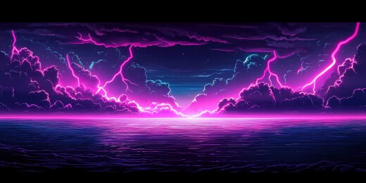 紫电奇幻风场景