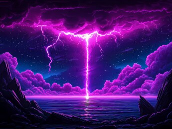 紫电奇幻风场景