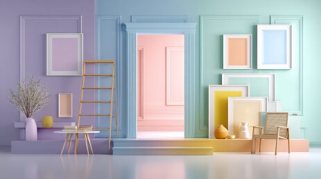 梦幻粉彩室内设计