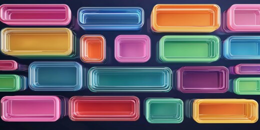彩色按钮光泽感UI设计场景