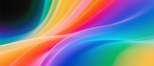彩虹流线唯美背景素材