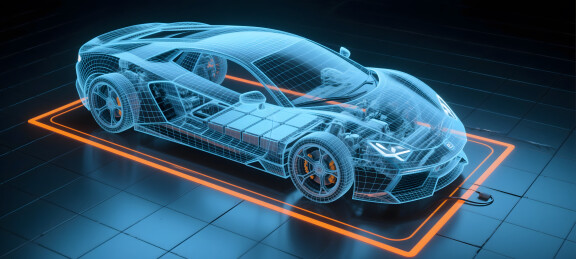 未来电动跑车设计