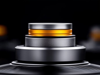 音频旋钮金属感调音台场景