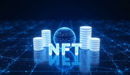 NFT数字艺术概念展示