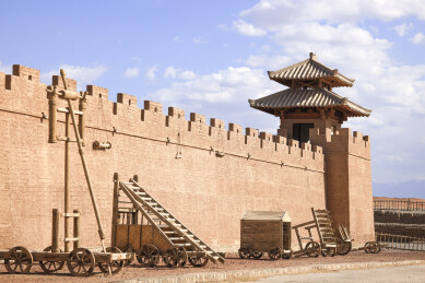 边塞风光瞭望塔