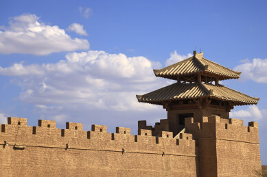 边塞风光瞭望塔