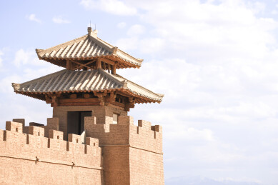 边塞风光瞭望塔