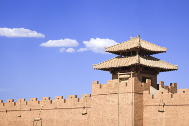 边塞风光瞭望塔