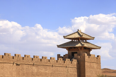 边塞风光瞭望塔