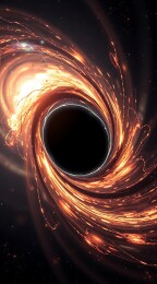 黑洞吞噬星辰