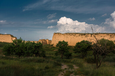 山西大同云冈石窟，荒芜的云冈堡