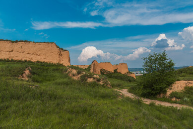山西大同云冈石窟，荒芜的云冈堡